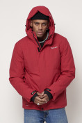 Купить Горнолыжная куртка мужская красного цвета 88820Kr, фото 10