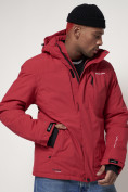 Купить Горнолыжная куртка мужская красного цвета 88820Kr, фото 15