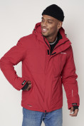 Купить Горнолыжная куртка мужская красного цвета 88820Kr, фото 7