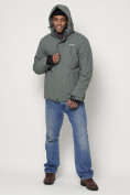Купить Горнолыжная куртка мужская серого цвета 88820Sr, фото 6