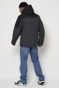 Купить Горнолыжная куртка мужская темно-серого цвета 88821TC, фото 4