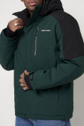 Купить Горнолыжная куртка мужская темно-зеленого цвета 88821TZ, фото 11