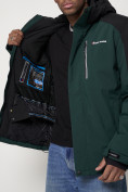 Купить Горнолыжная куртка мужская темно-зеленого цвета 88821TZ, фото 12