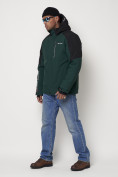 Купить Горнолыжная куртка мужская темно-зеленого цвета 88821TZ, фото 2