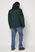 Купить Горнолыжная куртка мужская темно-зеленого цвета 88821TZ, фото 4