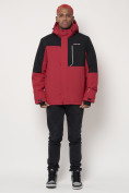 Купить Горнолыжная куртка мужская красного цвета 88822Kr