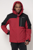 Купить Горнолыжная куртка мужская красного цвета 88822Kr, фото 11