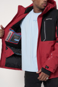 Купить Горнолыжная куртка мужская красного цвета 88822Kr, фото 12