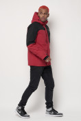 Купить Горнолыжная куртка мужская красного цвета 88822Kr, фото 3