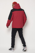 Купить Горнолыжная куртка мужская красного цвета 88822Kr, фото 5