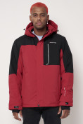 Купить Горнолыжная куртка мужская красного цвета 88822Kr, фото 7