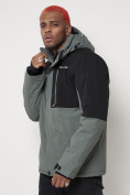 Купить Горнолыжная куртка мужская серого цвета 88822Sr, фото 13
