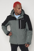 Купить Горнолыжная куртка мужская серого цвета 88822Sr, фото 8