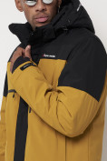 Купить Горнолыжная куртка мужская горчичного цвета 88823G, фото 13