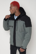 Купить Горнолыжная куртка мужская серого цвета 88823Sr, фото 10