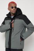 Купить Горнолыжная куртка мужская серого цвета 88823Sr, фото 15