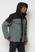 Купить Горнолыжная куртка мужская серого цвета 88823Sr, фото 16