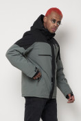Купить Горнолыжная куртка мужская серого цвета 88823Sr, фото 6