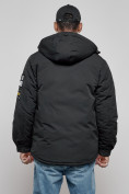 Купить Куртка мужская зимняя с капюшоном молодежная черного цвета 88905Ch, фото 15