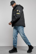 Купить Куртка мужская зимняя с капюшоном молодежная черного цвета 88905Ch, фото 18
