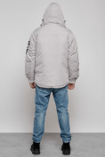 Купить Куртка мужская зимняя с капюшоном молодежная серого цвета 88905Sr, фото 7