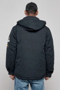 Купить Куртка мужская зимняя с капюшоном молодежная темно-синего цвета 88905TS, фото 10