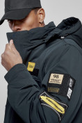 Купить Куртка мужская зимняя с капюшоном молодежная темно-синего цвета 88905TS, фото 12