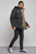 Купить Куртка мужская зимняя с капюшоном молодежная черного цвета 88911Ch, фото 3