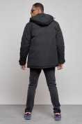 Купить Куртка мужская зимняя с капюшоном молодежная черного цвета 88911Ch, фото 4