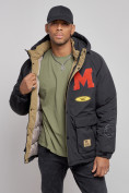 Купить Куртка мужская зимняя с капюшоном молодежная черного цвета 88915Ch, фото 7