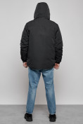 Купить Куртка мужская зимняя с капюшоном молодежная черного цвета 88917Ch, фото 17