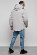 Купить Куртка мужская зимняя с капюшоном молодежная серого цвета 88917Sr, фото 15