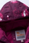 Купить Горнолыжный костюм детский малинового цвета 8914M, фото 14
