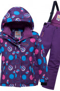 Купить Горнолыжный костюм подростковый для девочки фиолетового цвета 8916F