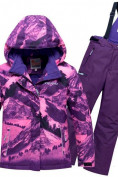 Купить Горнолыжный костюм подростковый для девочки фиолетового цвета 8918F