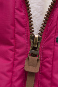 Купить Куртка парка зимняя подростковая для девочки малинового цвета 8934M, фото 10