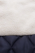Купить Куртка парка зимняя подростковая для девочки темно-синего цвета 8934TS, фото 4