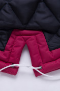 Купить Куртка парка зимняя подростковая для девочки темно-синего цвета 8934TS, фото 5