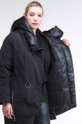 Купить Куртка зимняя женская молодежная батал черного цвета 90-911_701Ch, фото 6