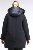 Купить Куртка зимняя женская молодежная батал черного цвета 90-911_701Ch, фото 4