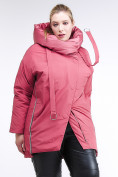 Купить Куртка зимняя женская молодежная батал персикового цвета 90-911_75P, фото 4