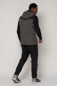 Купить Спортивная жилетка утепленная мужская серого цвета 90005Sr, фото 4