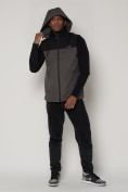 Купить Спортивная жилетка утепленная мужская серого цвета 90005Sr, фото 5