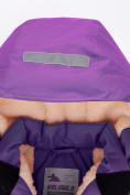 Купить Горнолыжный костюм Valianly детский темно-фиолетового цвета 9004TF, фото 7