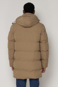 Купить Спортивная молодежная куртка удлиненная мужская бежевого цвета 9005B, фото 5