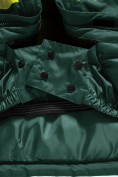 Купить Горнолыжный костюм Valianly детский темно-зеленого цвета 90071TZ, фото 11