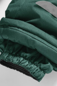 Купить Горнолыжный костюм Valianly детский темно-зеленого цвета 90071TZ, фото 19