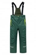 Купить Горнолыжный костюм Valianly детский темно-зеленого цвета 90071TZ, фото 4