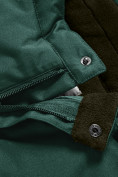 Купить Горнолыжный костюм Valianly детский темно-зеленого цвета 90071TZ, фото 15