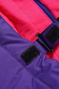 Купить Горнолыжный костюм Valianly для девочки темно-фиолетового цвета 90081TF, фото 17